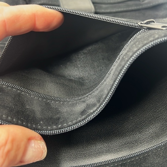 Leather Vintage Intrecciato Shoulder Bag - Made in Italy - Picture 8 of 12